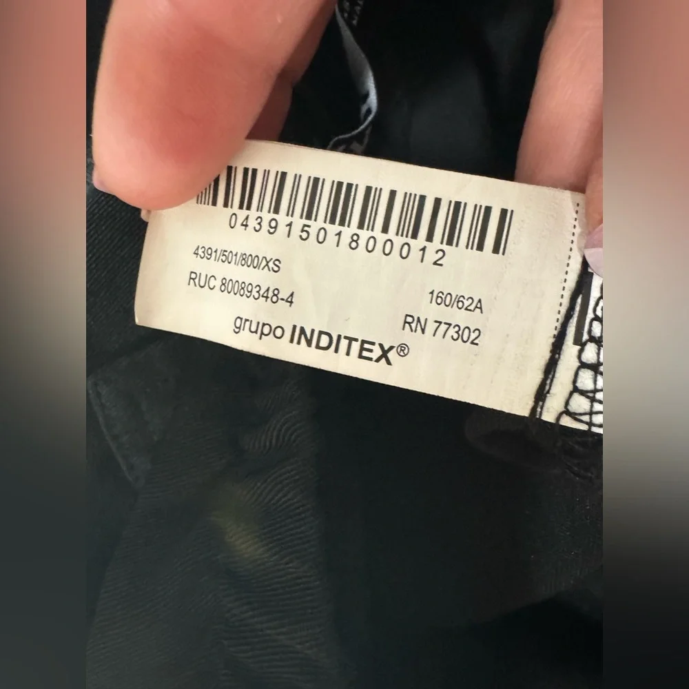 Zara Casual Lightweight Drawstring Utility Joggers XS | Black | EUC